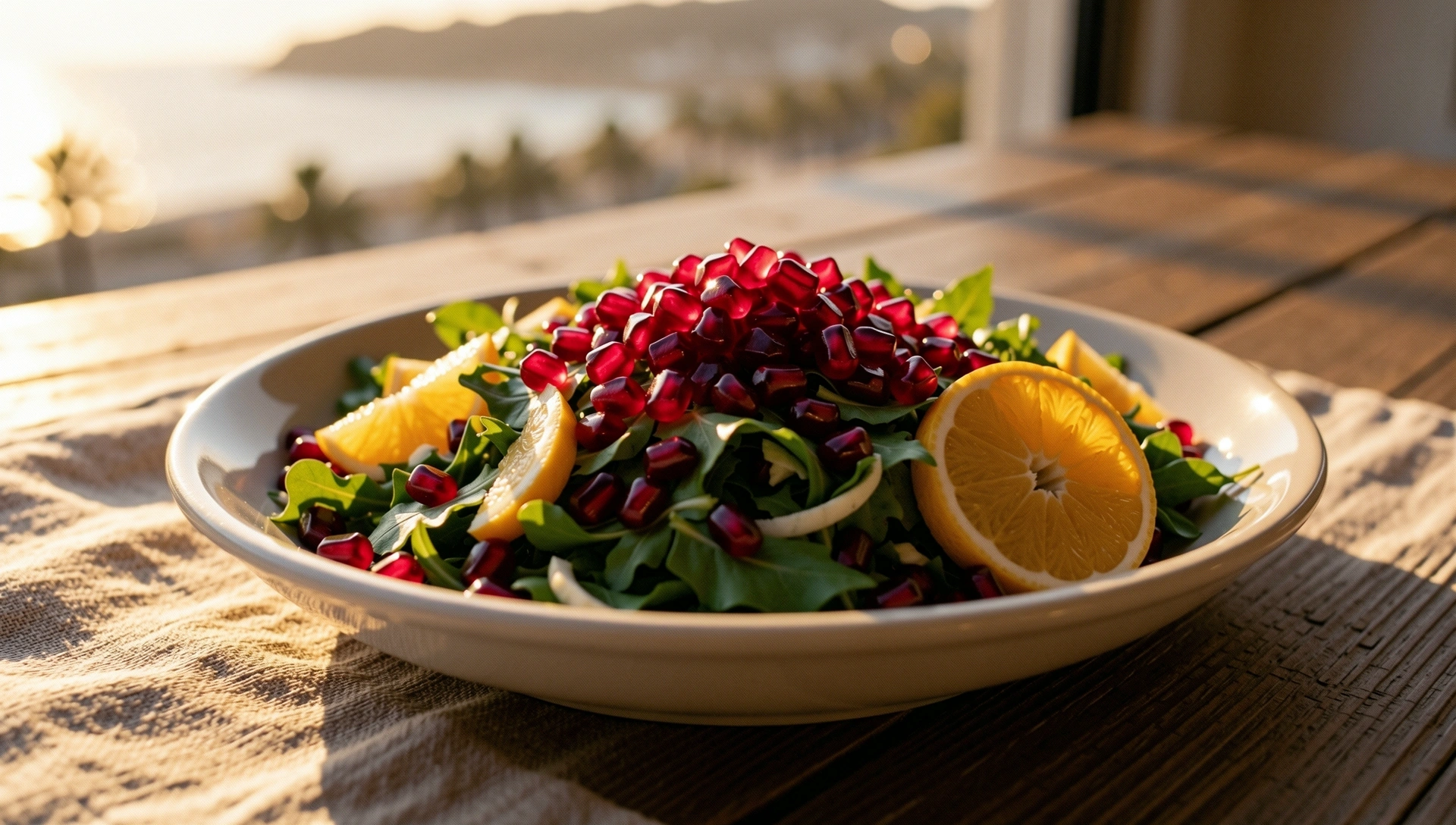 Vibrant Mediterranean whole foods