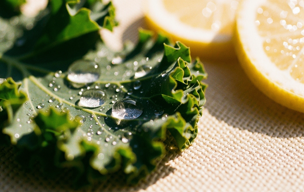 Fresh nutritional ingredients representing data purity